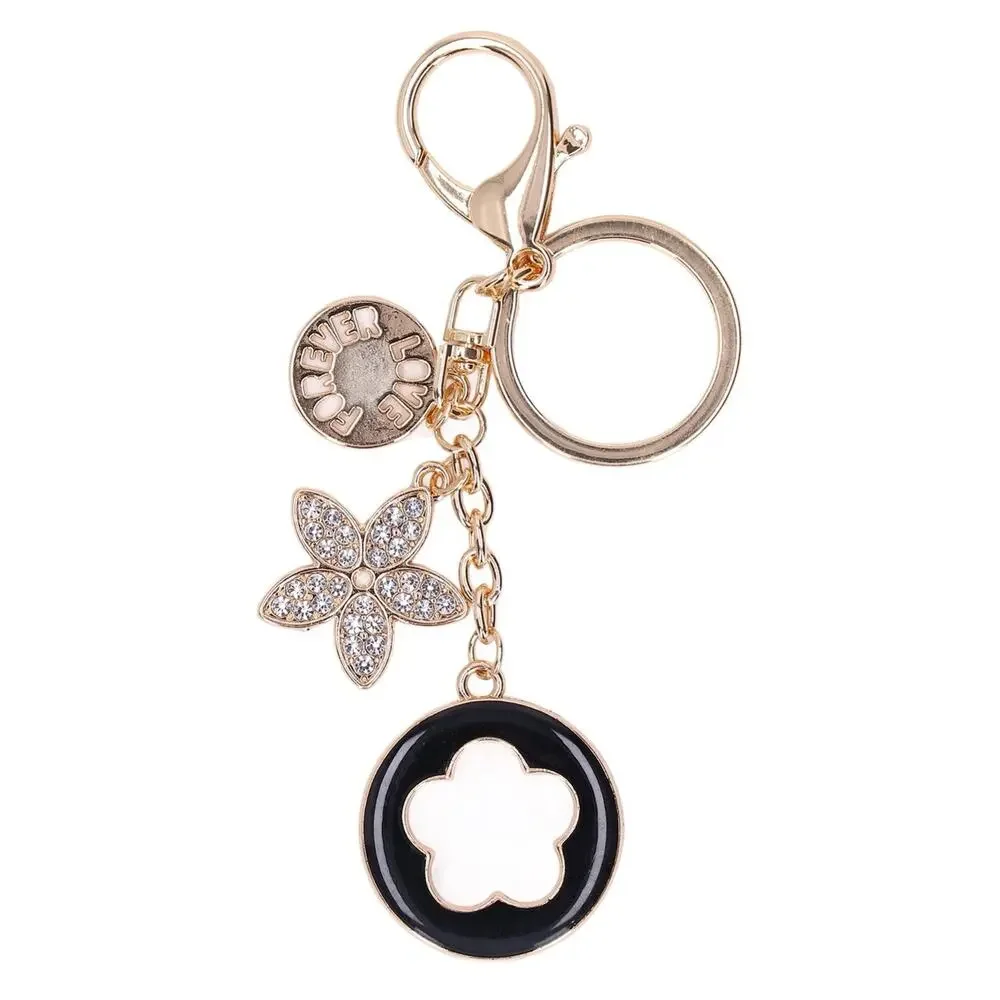 Fashionable Keychain/ Bag Charm Forever Love‎ with Five Leaf Clover Design